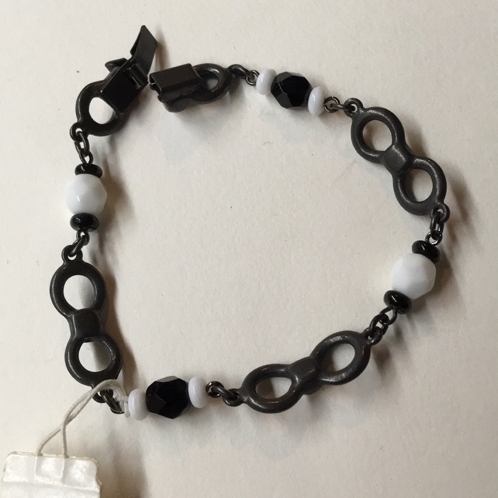 Black and white bracelet